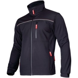 KURTKA SOFTSHELL, CZARNA,...